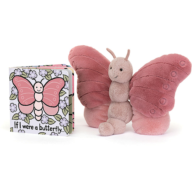 Little Jellycat If I Were A Butterfly Board Book plushpaws.co.uk