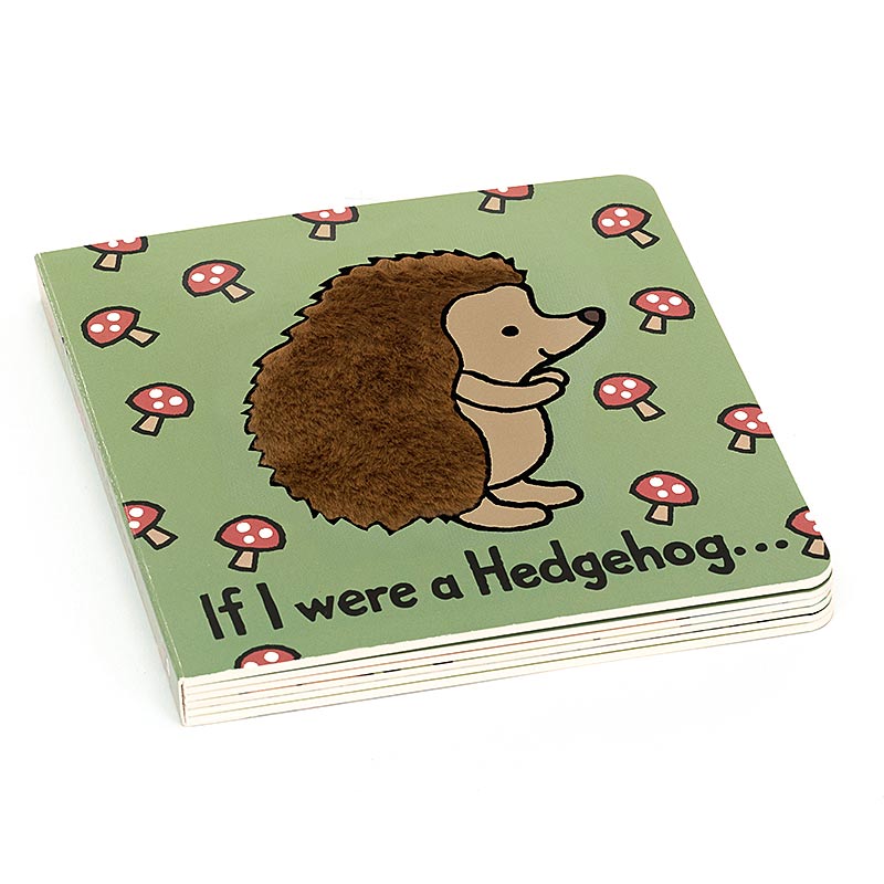Jellycat If I Were A Hedgehog Board Book | Plushpaws