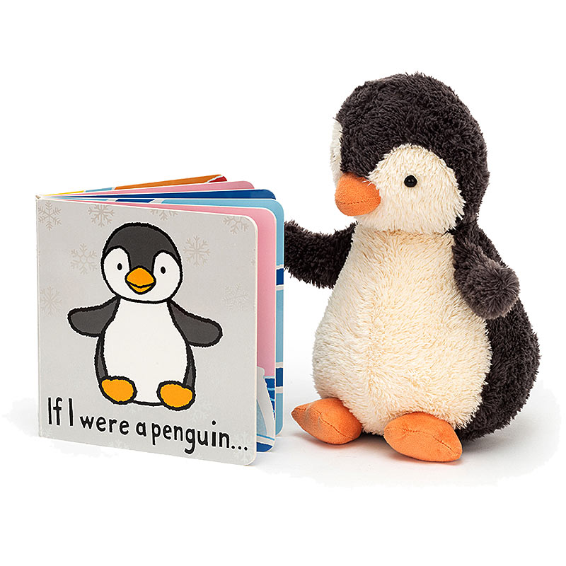 Little Jellycat If I Were A Penguin Board Book | Plushpaws.co.uk