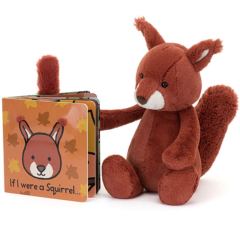 Baby Jellycat If I Were A Squirrel Board Book | Plushpaws