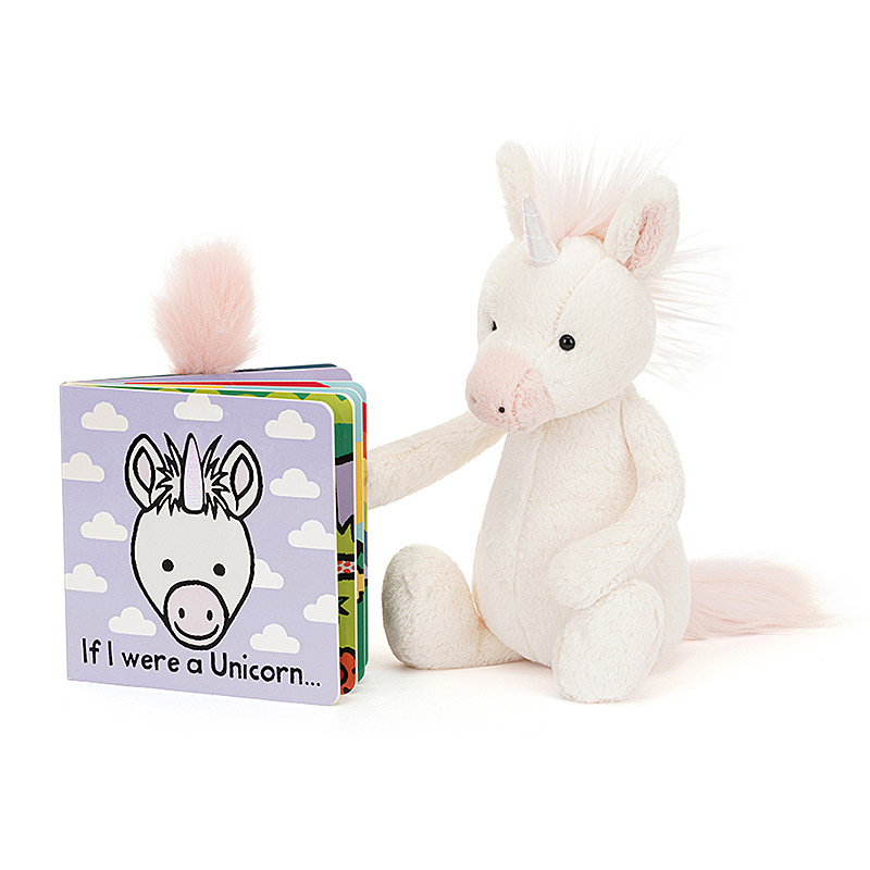 Baby Jellycat If I Were A Unicorn Board Book | plushpaws.co.uk