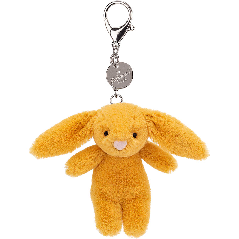 Bashful Saffron Bunny Bag Charm