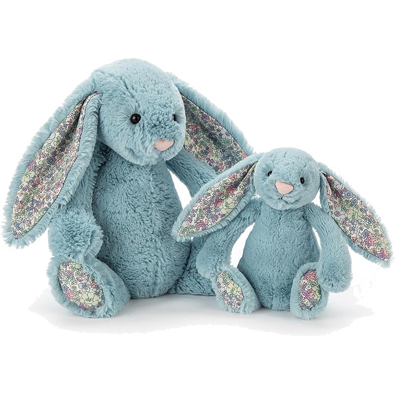 Hina 専用 Medium Blossom Aqua Bunny Jellycat Blossom Aqua Bunny | Plushpaws