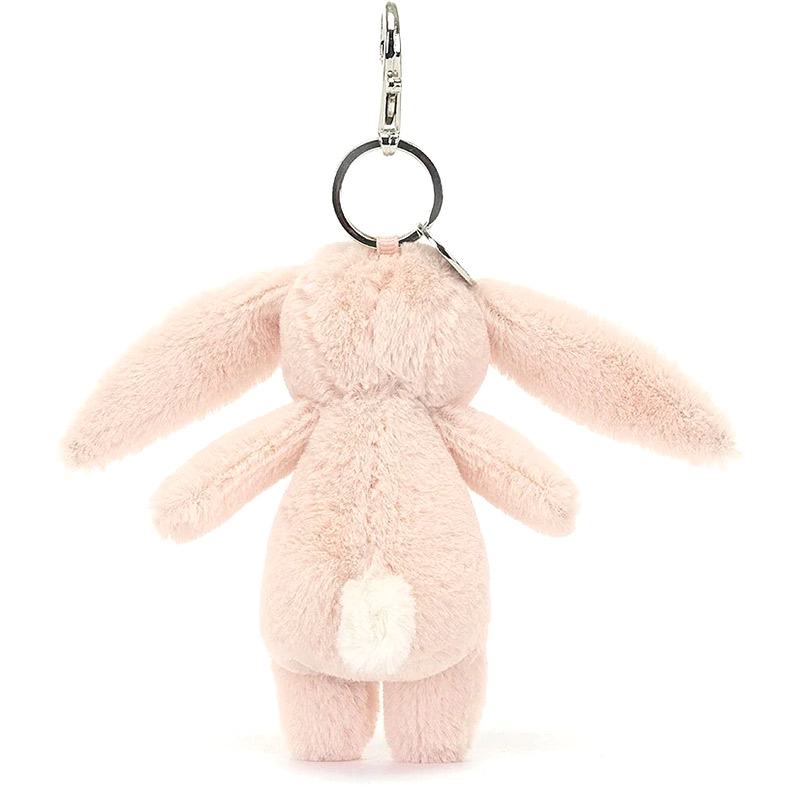 Jellycat Blossom Blush Bunny Bag Charm Keyring | plushpaws.co.uk