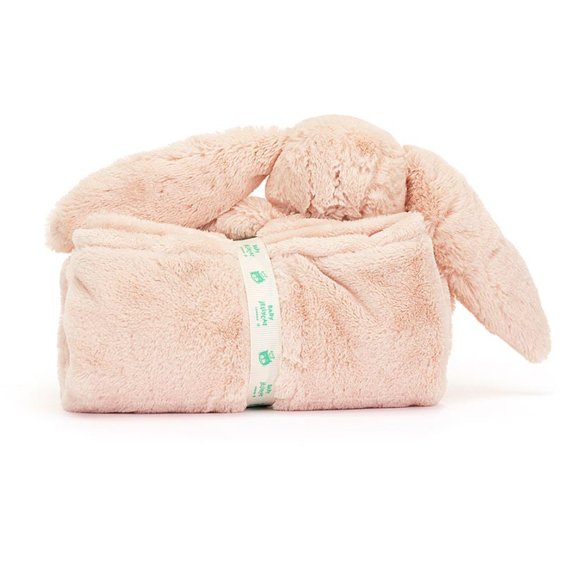 Baby Jellycat Bashful Blush Bunny Blankie | plushpaws.co.uk
