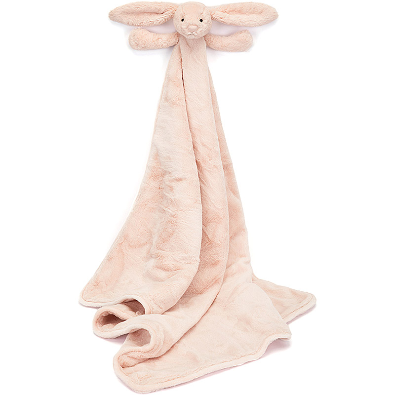 Baby Jellycat Bashful Blush Bunny Blankie | plushpaws.co.uk
