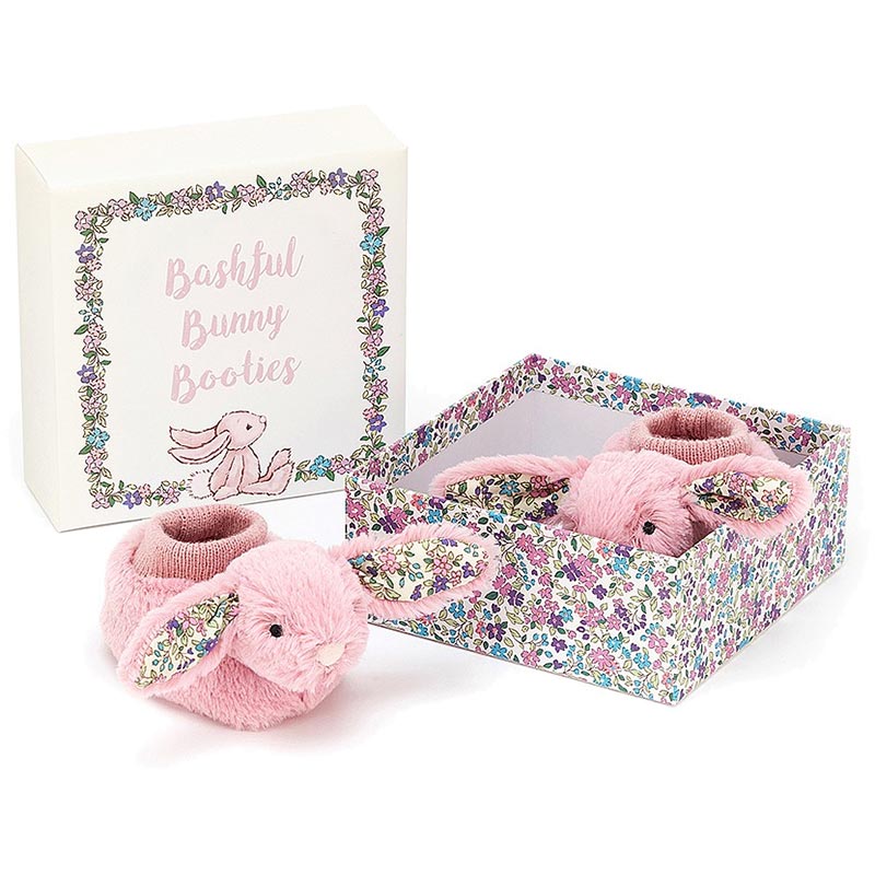 Blossom Tulip Pink Bunny Booties