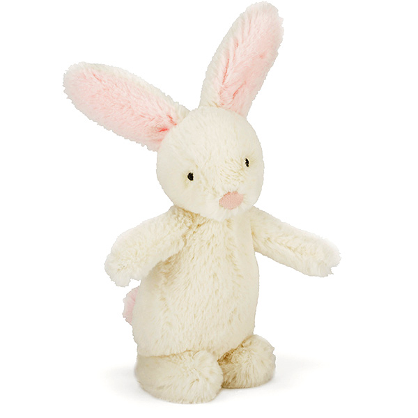 Bobtail Pink Bunny Rattle