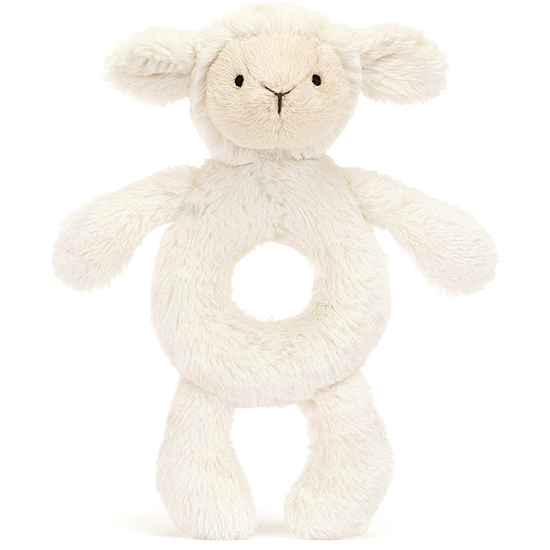 Bashful Lamb Ring Rattle