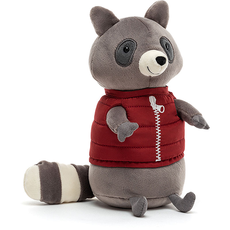 Jellycat Campfire Critter Raccoon plushpaws