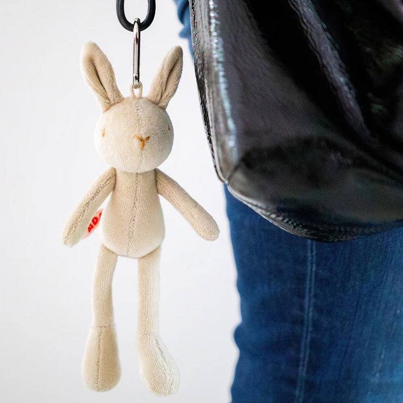 Adada Momo the Hippo Bag Charm | Luxury Plush Keyring | Plushpaws
