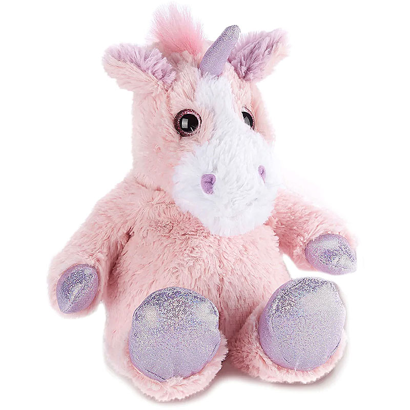 Cozy Plush Microwavable Sot Toy Sparkly Unicorn Soft Toy 