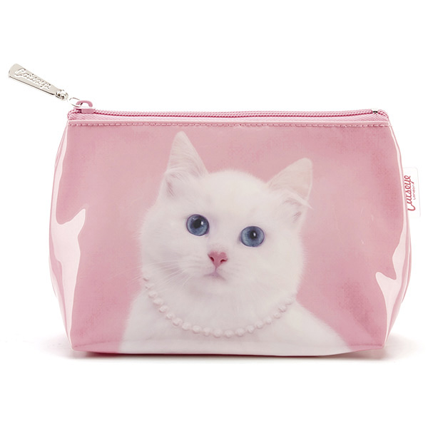 Cat with Pearl Necklace Small Bag