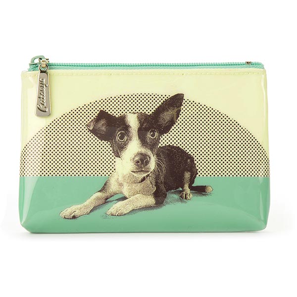 Etching Dog Make-Up Pouch