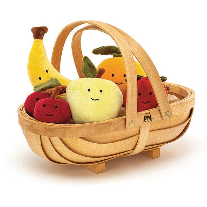 Jellycat Fabulous Fruit Display Basket plushpaws