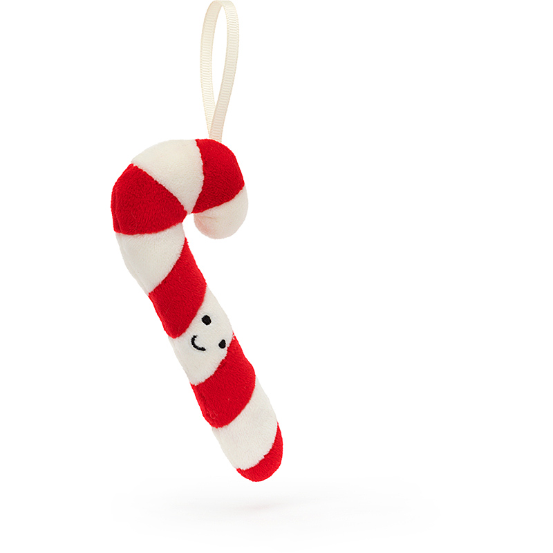 Jellycat Festive Folly Candy Cane Tree Decoration plushpaws.co.uk