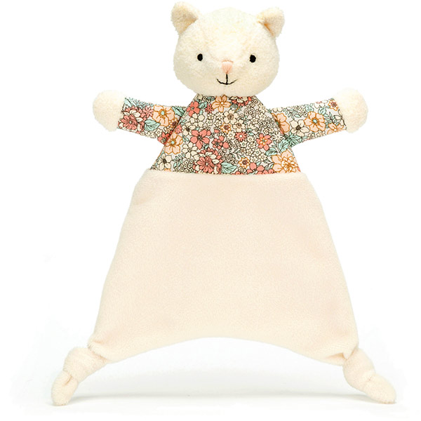 Little Jellycat Floral Kitten Soother Plushpaws.co.uk