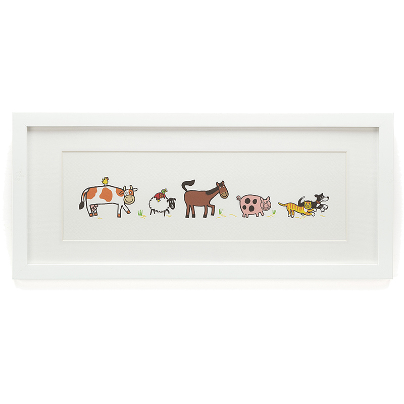 Farm Tails Framed Print