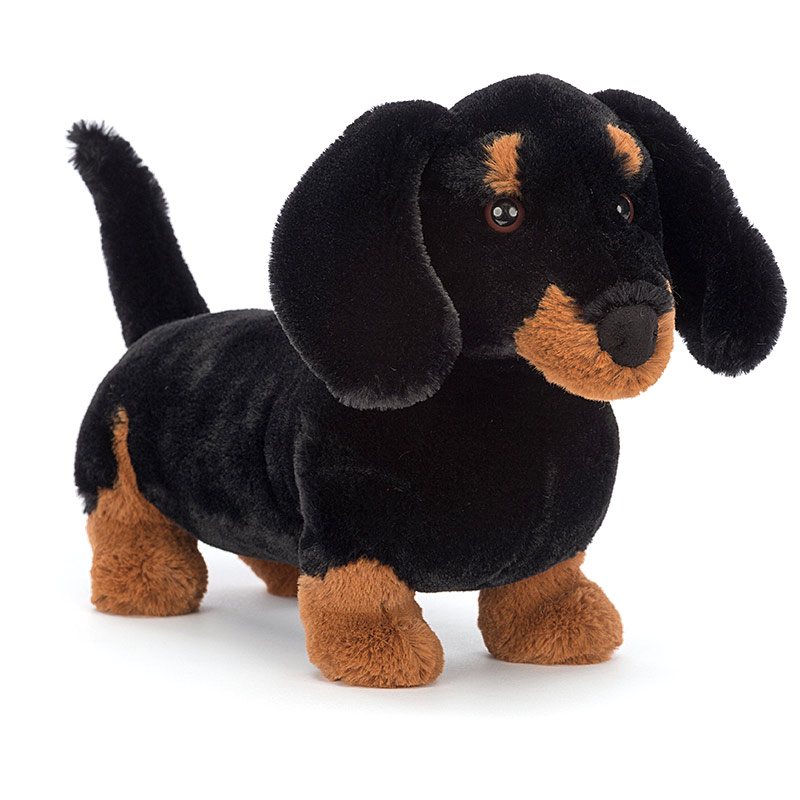 Jellycat Freddie Sausage Dog plushpaws.co.uk