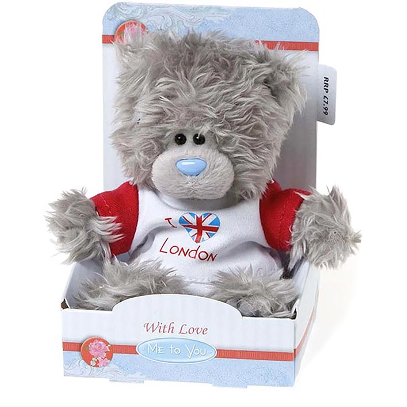 Me to You I Love London Tatty Teddy Bear plushpaws