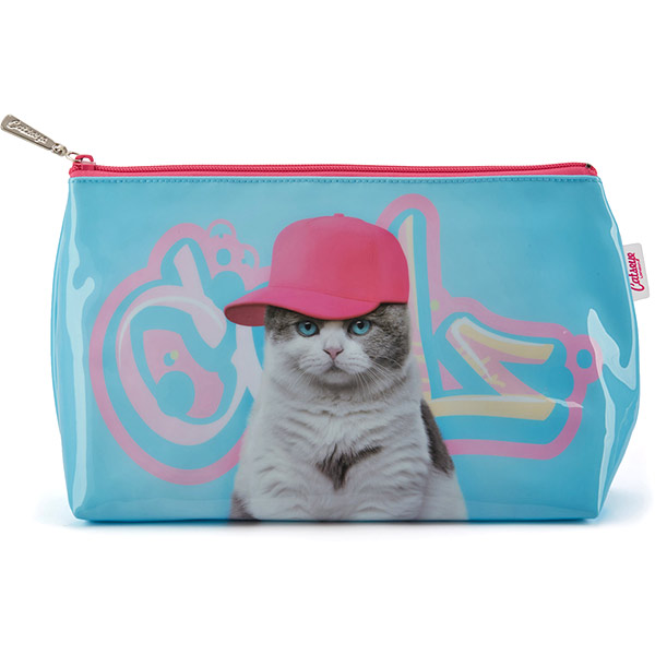 Graffiti Cat Wash Bag