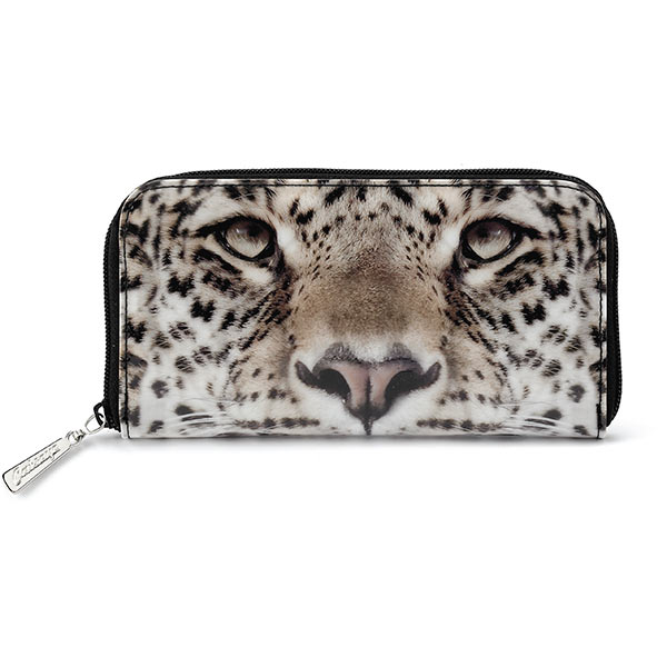 Leopard Zip Wallet