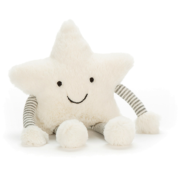 Little Jellycat Little Star Rattle Plushpaws.co.uk