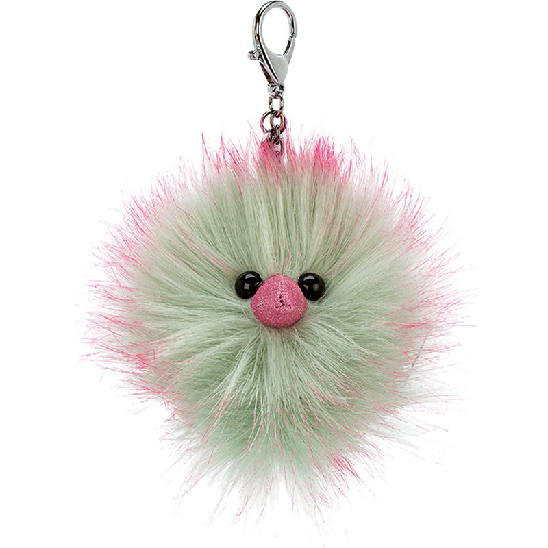 タグ付 ジェリーキャット Pom Pom Bird Mint Fizz Jellycat Mint Fizz Pompom Bag Charm Keyring | Plushpaws