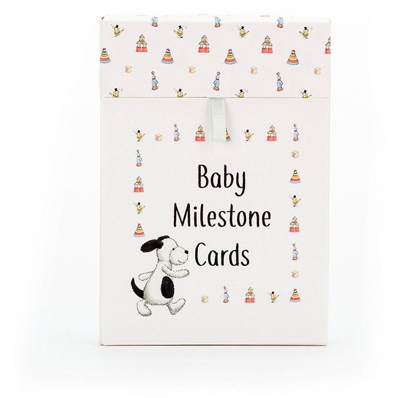 Bashful Puppy Milestone Cards