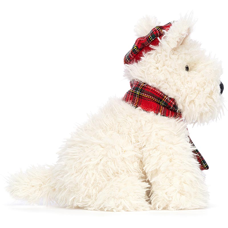 Jellycat Winter Warmer Munro Scottie Dog plushpaws.co.uk
