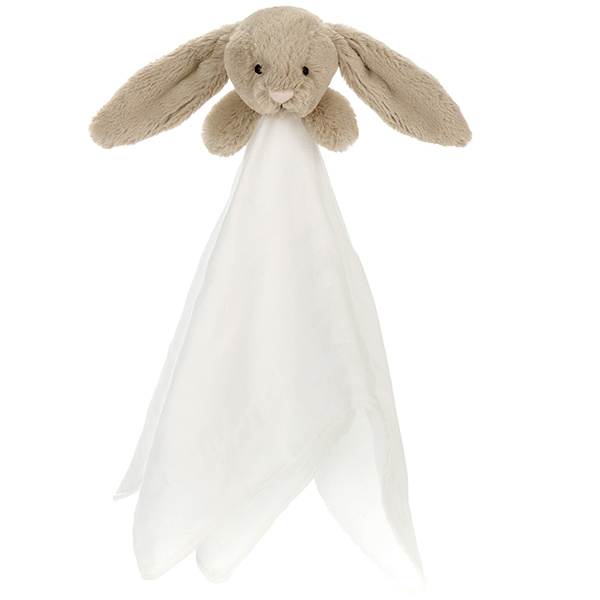 Bashful Beige Bunny Muslin Soother