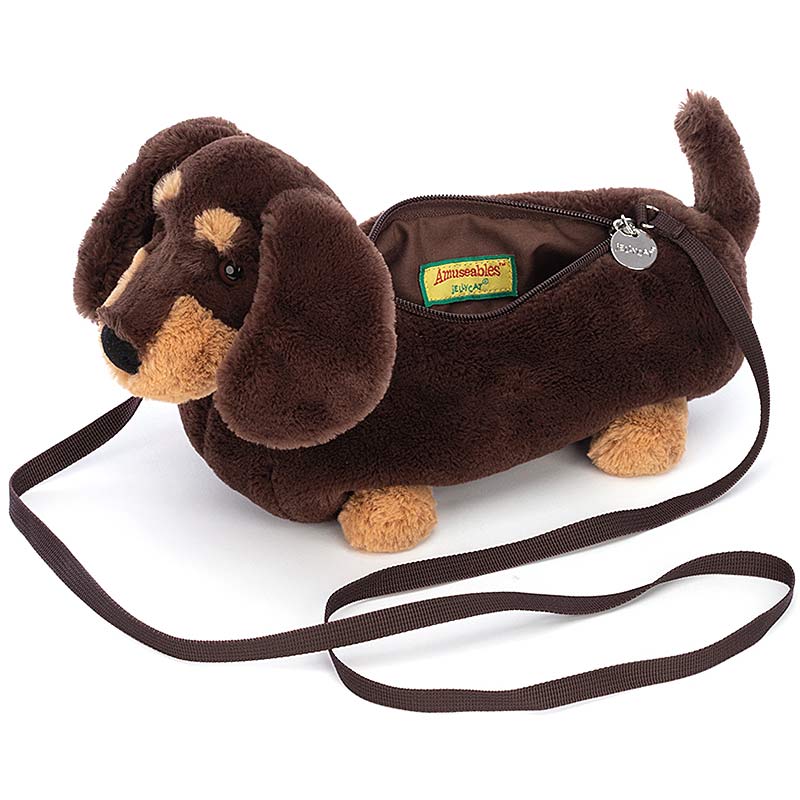 Jellycat Otto Sausage Dog Shoulder Bag | Plushpaws
