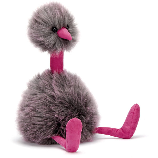 Jellycat Grey Pompom | Plushpaws