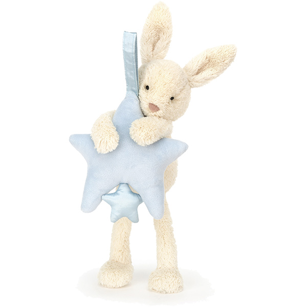 Star Bunny Blue Musical Pull