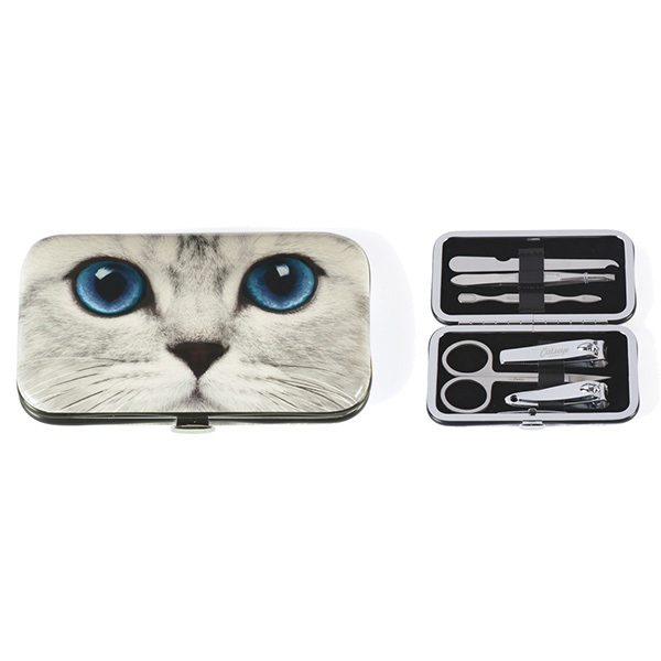 Silver Kitty Nail Care Set