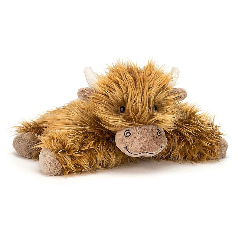 Jellycat Truffles Highland Cow plushpaws.co.uk
