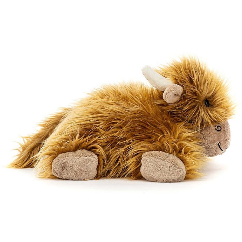 Jellycat Truffles Highland Cow plushpaws.co.uk
