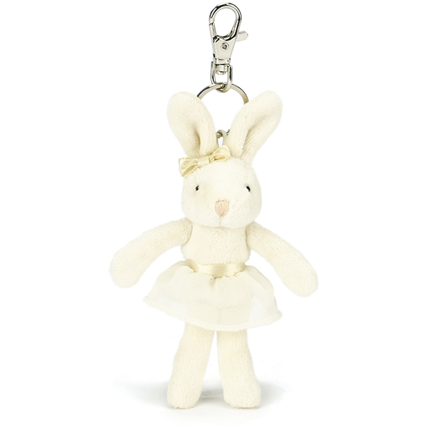 Tutu Lulu Cream Bunny Keyring