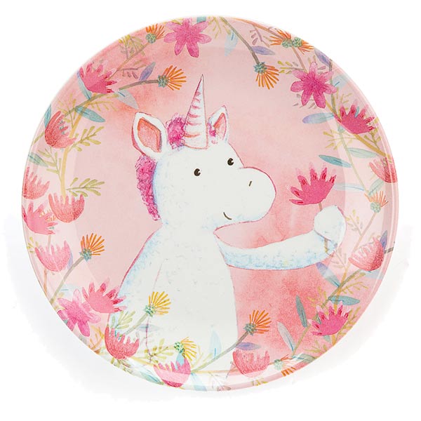 Magical Unicorn Dreams Melamine Plate