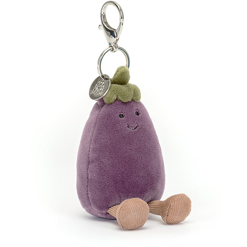 Vivacious Vegetables Aubergine Keyring