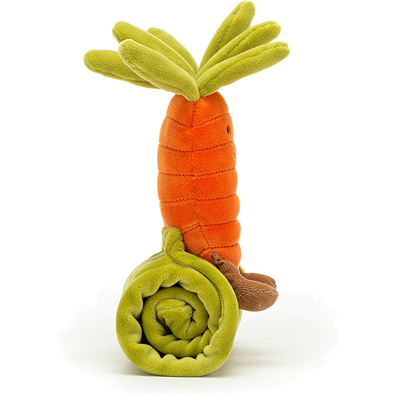 Little Jellycat Vivacious Vegetables Carrot Soother plushpaws.co.uk